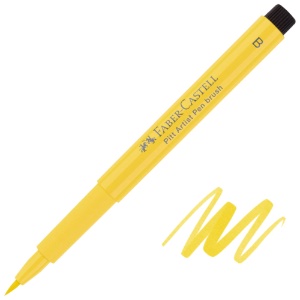 Faber-Castell Pitt Artist Pen Brush Dark Cadmium Yellow