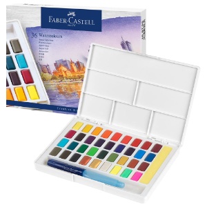 Faber-Castell Creative Studio Watercolor Pan 36 Set