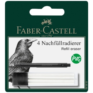 Faber-Castell Precision Eraser Refill 4 Pack