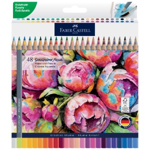 Faber-Castel Goldfaber Aqua Watercolor Pencil 48 Set