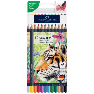 Faber-Castell Goldfaber Color Pencil 12 Set Basic