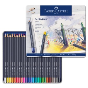 Faber-Castell Goldfaber Color Pencil - 24 Tin Set