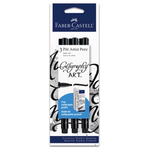 Faber-Castell Pitt Artist Pens Calligraphy Art 3 Set