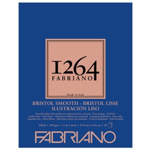Fabriano 1264 Bristol Pad 11"x14" Smooth
