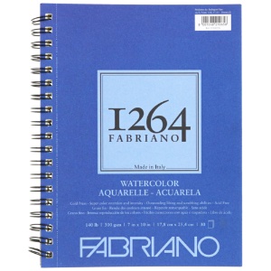 Fabriano Studio Hot Press Watercolor Pad, 11 x 14, White