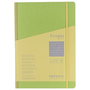 Fabriano Ecoqua Plus Fabric-Bound Lined A4 Notebook 8.3"x11.7" Lined