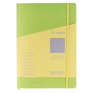 Fabriano A4 Ecoqua Plus Stitch-Bound Dot Notebook 8.3"x11.7" Lime