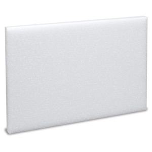 CraftFoM Lightweight Styrofoam Block 18"x12"x1" White