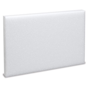 CraftFoM Lightweight Styrofoam Block 18"x12"x2" White