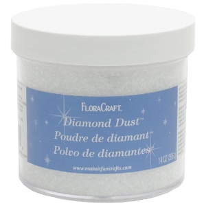 FloraCraft Diamond Dust Glitter 14oz