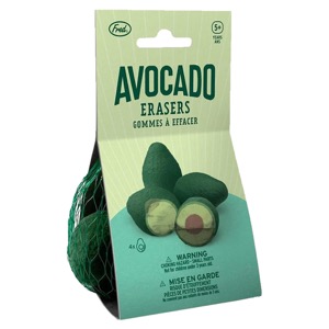 Fred Studio Eraser Avocados