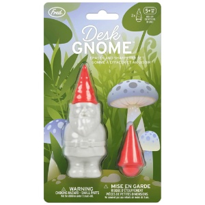 Fred Studio Eraser and Sharpener Set Desk Gnome