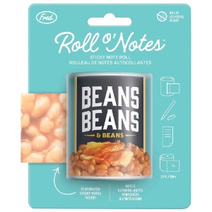 Fred Studio Roll O' Notes Sticky Note Roll Beans