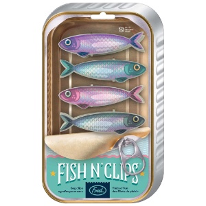 Fred Studio Bag Clips 4 Pack Fish N' Clips