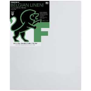 Fredrix PRO SERIES 10oz Belgian Linen Canvas 7/8" Trad. 16"x20"