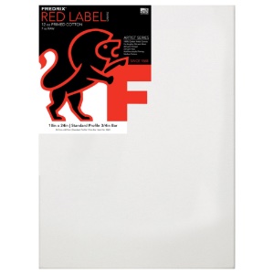 Fredrix RED LABEL 12oz Acrylic Primed Cotton Canvas 3/4" Studio 18"x24"