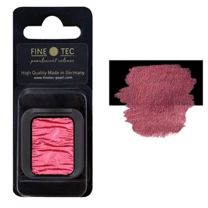 FINETEC Pearlescent Watercolour Pan Red