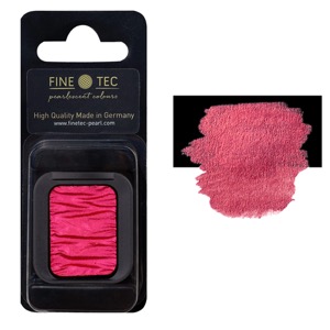 FINETEC Pearlescent Watercolour Pan Ruby