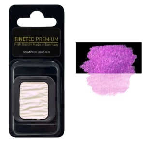 FINETEC Premium Iridescent Watercolour Pan Aurora Pink