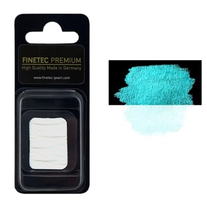 FINETEC Premium Pearlescent Watercolour Pan Turquoise