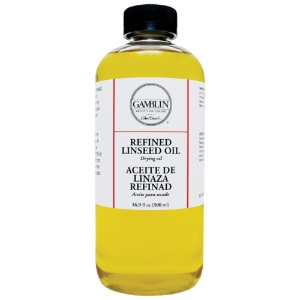 Gamblin Artists' Oil Colors Refined Linseed Oil 16oz