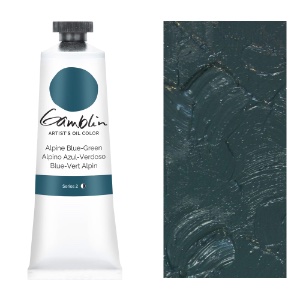 Gamblin Artist's Oil Colors 37ml Alpine Blue Green