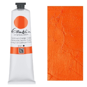 Gamblin Artist's Oil Colors 150ml Cadmium Orange Deep