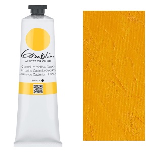 Gamblin Artist's Oil Colors 150ml Cadmium Yellow Deep