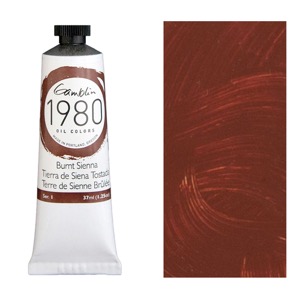 Gamblin 1980 Oil Colors 37ml Burnt Sienna