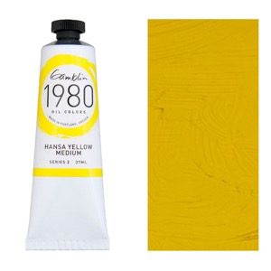 Gamblin 1980 Oil Colors 37ml Hansa Yellow Medium