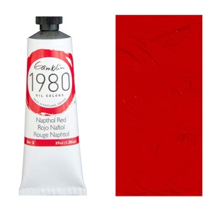 Gamblin 1980 Oil Colors 37ml Napthol Red