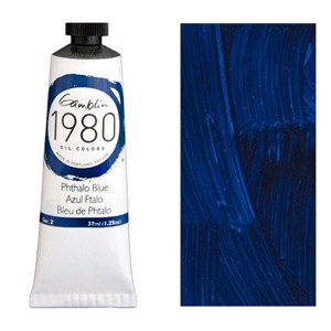 Gamblin 1980 Oil Colors 37ml Pthalo Blue