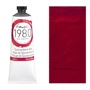 Gamblin 1980 Oil Colors 37ml Quinacridone Red