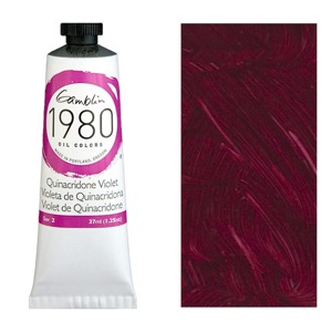 Gamblin 1980 Oil Colors 37ml Quinacridone Violet