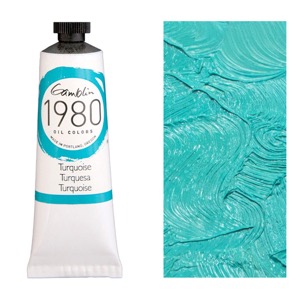 Gamblin 1980 Oil Colors 37ml Turquoise