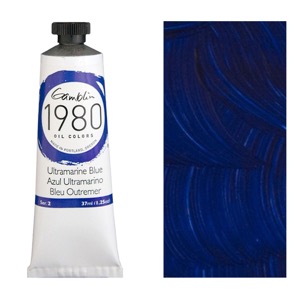 Gamblin 1980 Oil Colors 37ml Ultramarine Blue