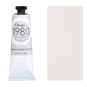 Gamblin 1980 Oil Colors 37ml Transparent White