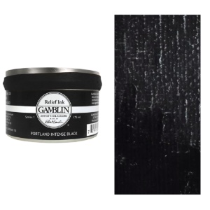 Gamblin Relief Ink 175ml Portland Intense Black