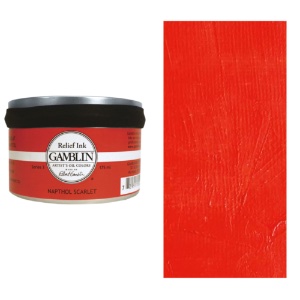 Gamblin Relief Ink 175ml Napthol Scarlet