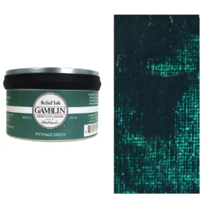 Gamblin Relief Ink 175ml Phthalo Green