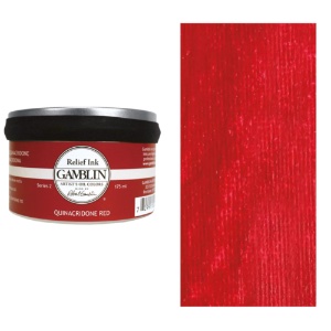 Gamblin Relief Ink 175ml Quinacridone Red