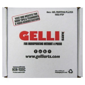 Gelli Arts Gel Printing Plates 10 Pack 5" x 5"