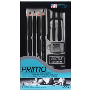 General Pencil BWA Black and White Pencil Displays (Set of 84); Includes: 2  Dozen #5000 Primo Elite Grande Pencils, 2 Dozen #525-9xxB Kimberly