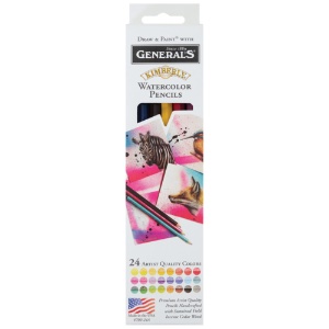 General's Kimberly Watercolor Pencils 24 Set