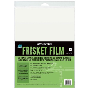 LOW TACK FRISKET MATTE 9x12 6pk