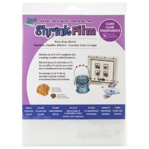 Grafix Shrink Film Ink Jet 6 Pack 8.5"x11" Clear