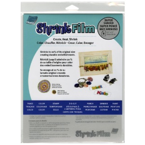 Grafix Shrink Film 6 Pack 8.5"x11" Super Sanded