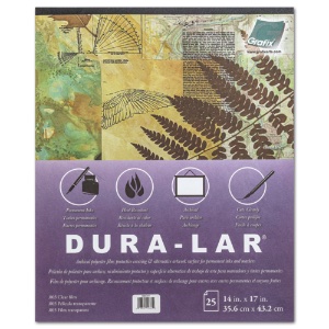 DURALAR PAD 3mil CLEAR 14x17