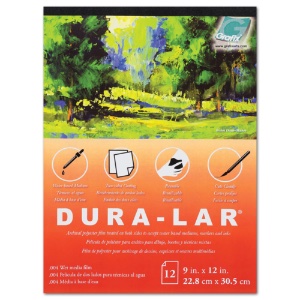 Grafix Dura-Lar Wet Media Film Pad .004" Thick 9"x12" Clear