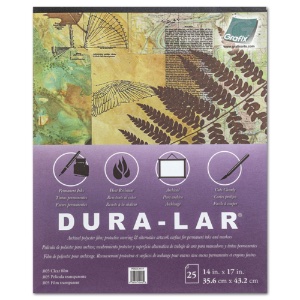 Grafix Dura-Lar Pad 5mil Clear 14x17